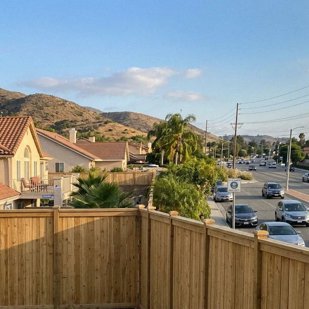 A street of postwar houses and front walks in central Anaheim, CA