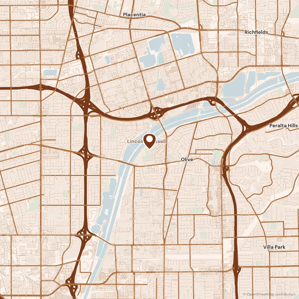 Map showing Katella Anaheim Concrete in Anaheim